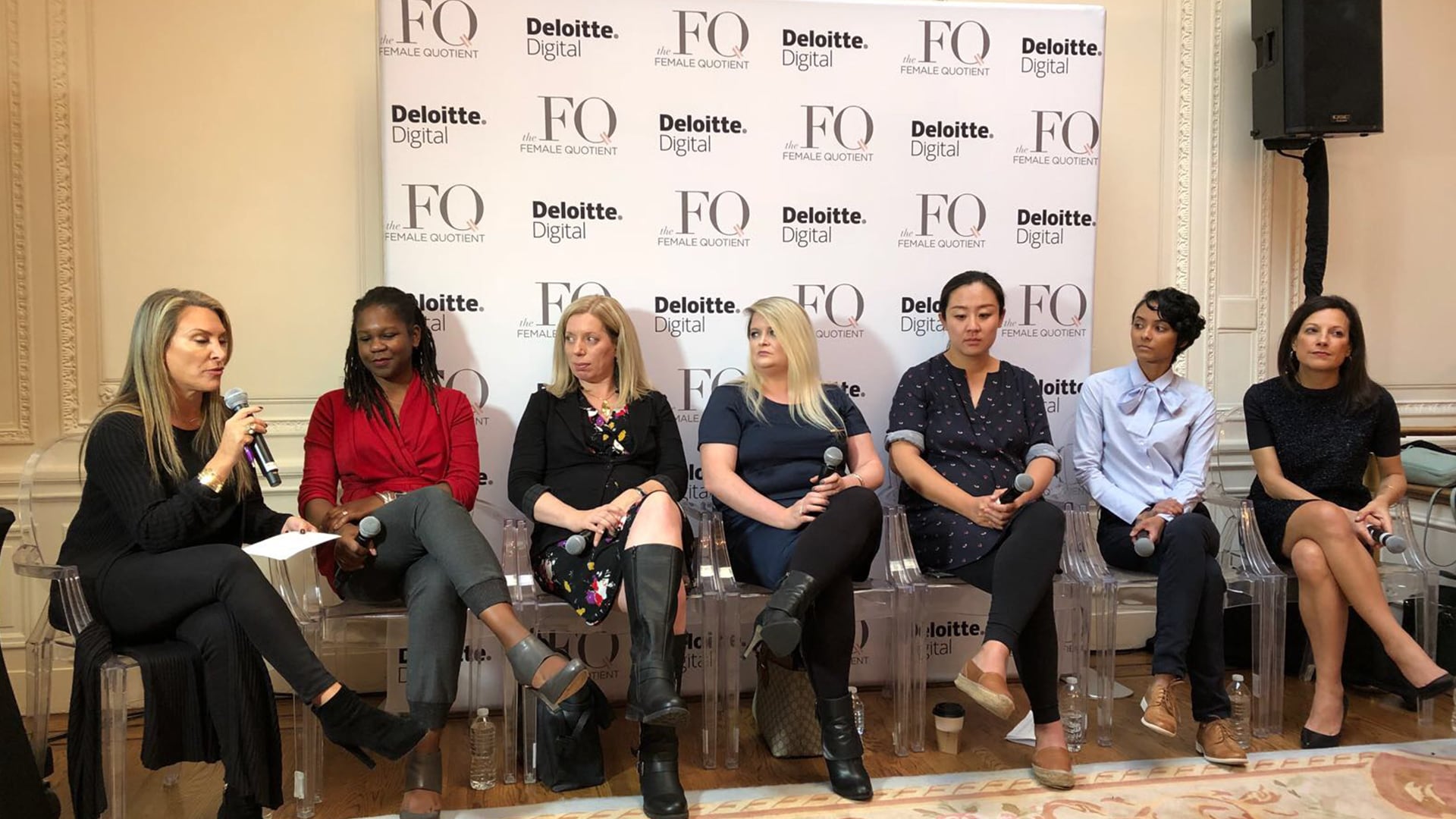 7 women speaking on Equality Summit panel