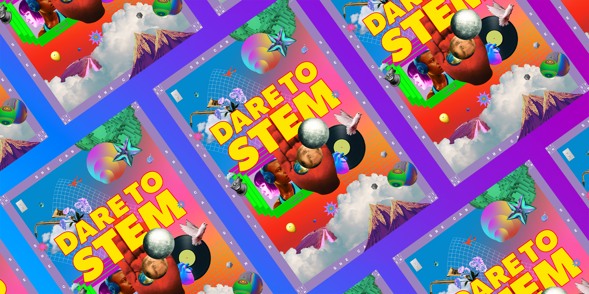 dare to stem campaign imagery