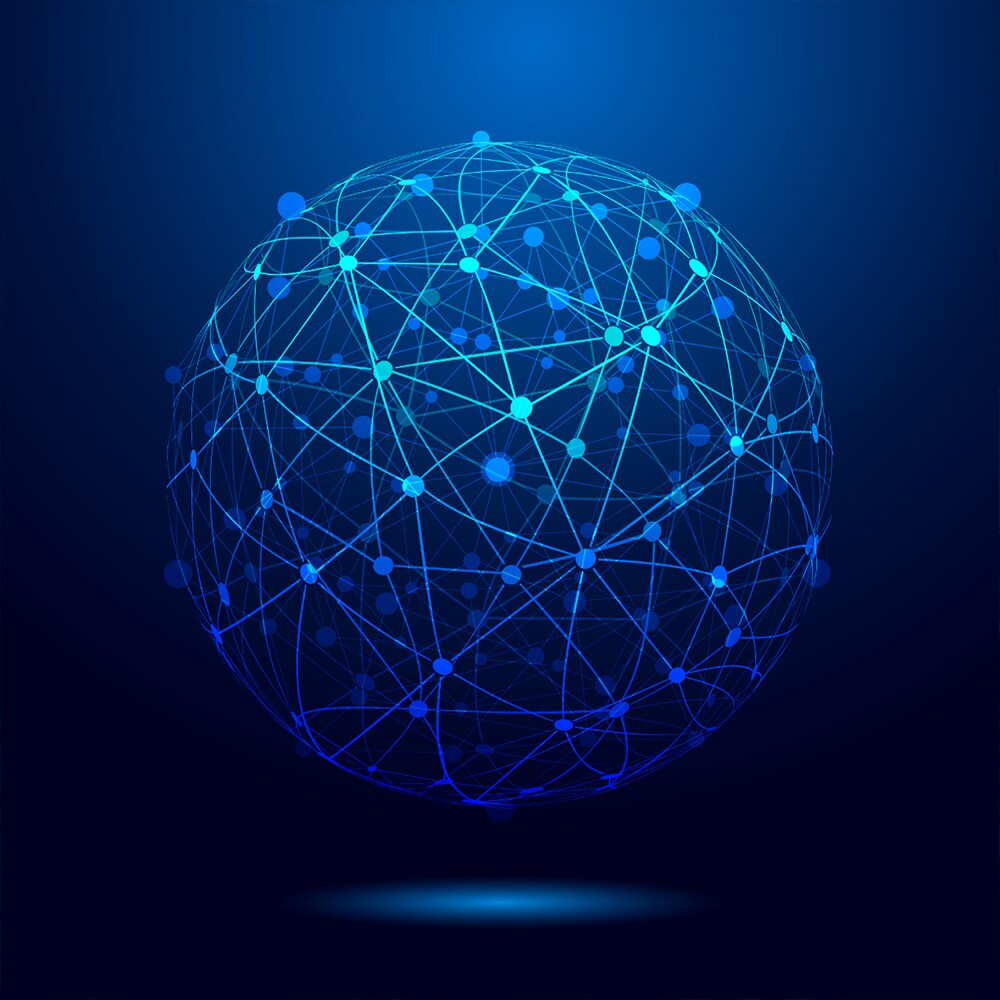 blue orb graphic