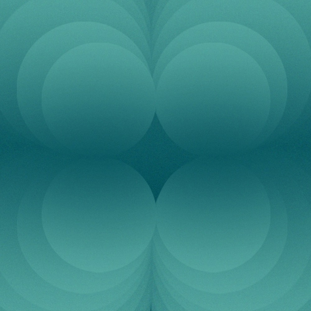 turquoise circles square